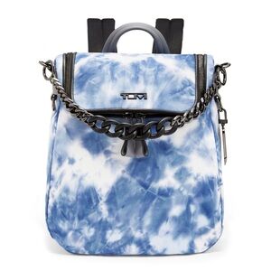 Tumi VOYAGEUR Corinthia Backpack Blue Tie Dye NWT